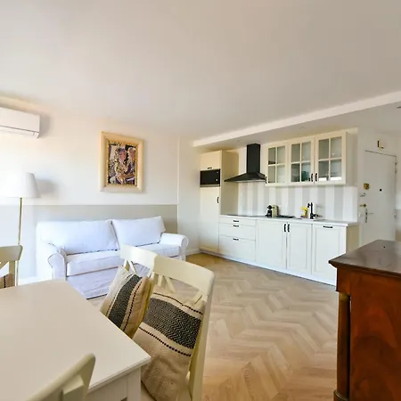 L'alizee Avec Jolie Terrasse Vue Sur La Ville, Dans Le Centre De * Cannes